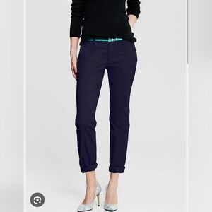 NWT Banana Republic Navy Roll-Up City Chino ~sz 4